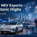 Auto China 2026 Beijing Auto Show highlighting China NEV exports