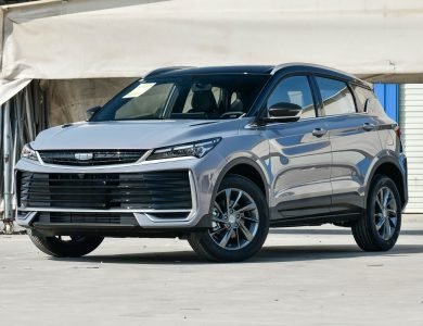 Geely Coolray 2026 side profile SUV