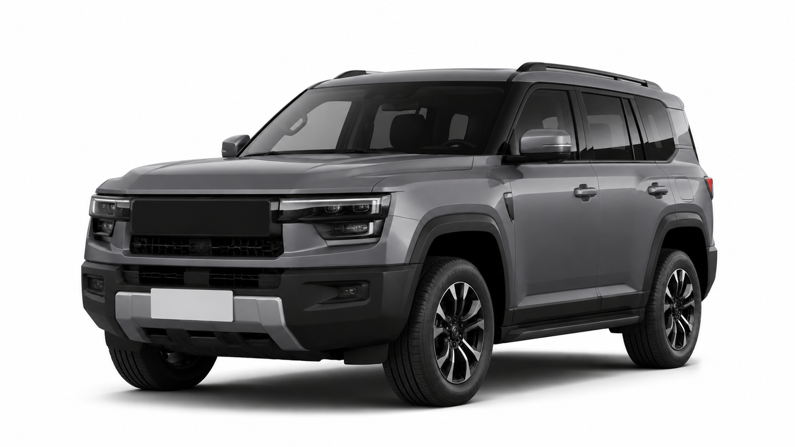 Editorial concept image of a rugged gray SUV in a studio setting, used as the hero visual for the Jetour Zongheng G700 wholesale export buyer guide.